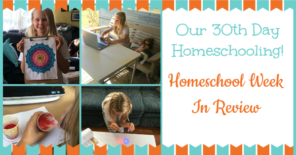 homeschool week in review 1