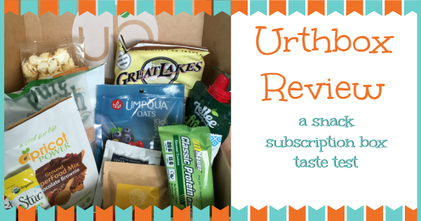 snack subscription box ~ urthbox review