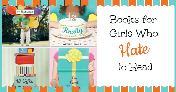 books for girls who hate to read