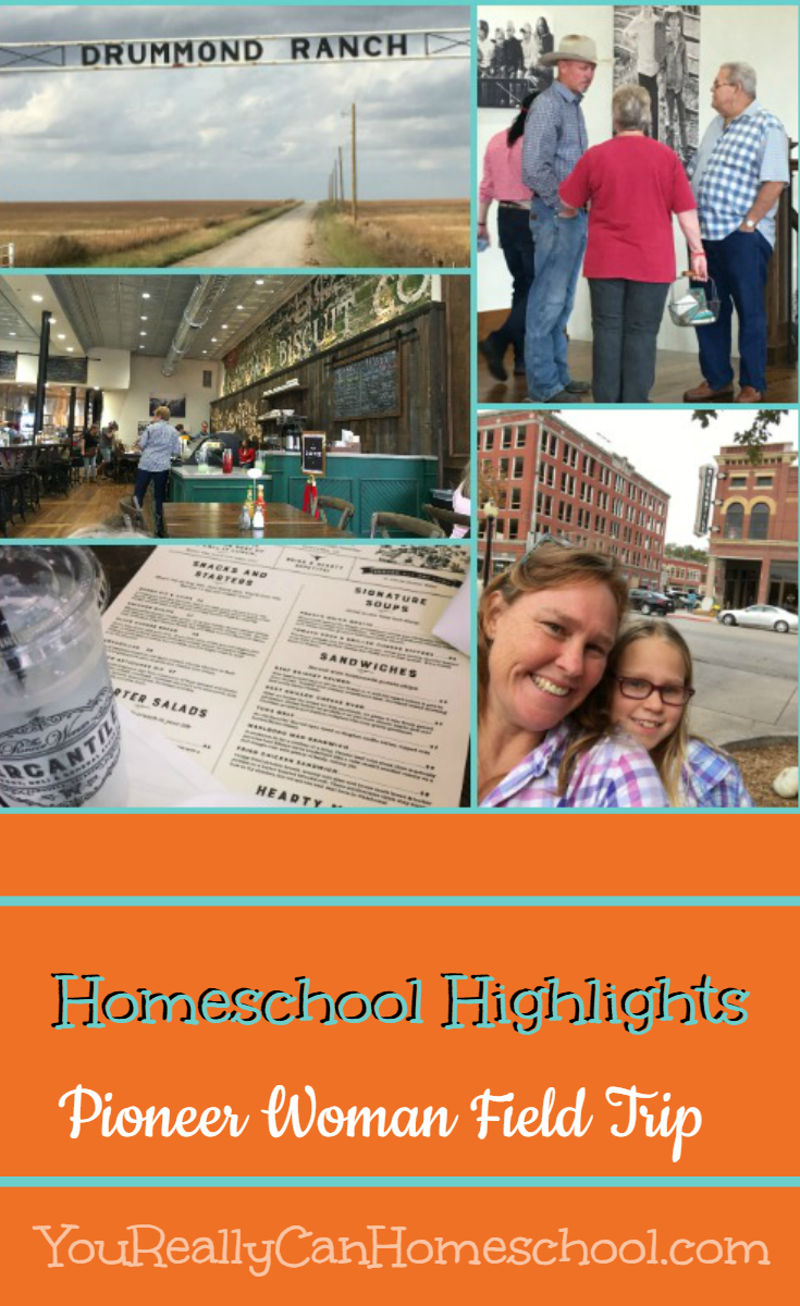 Homeschool highlights. The week we went to Pioneer Woman's mercantile YouReallyCanHomeschool.com