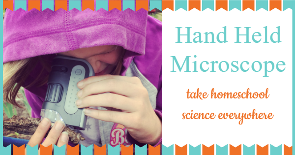 hand held microscope take homeschool science everywhere