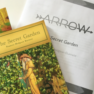this month's brave writer arrow is The Secret Garden