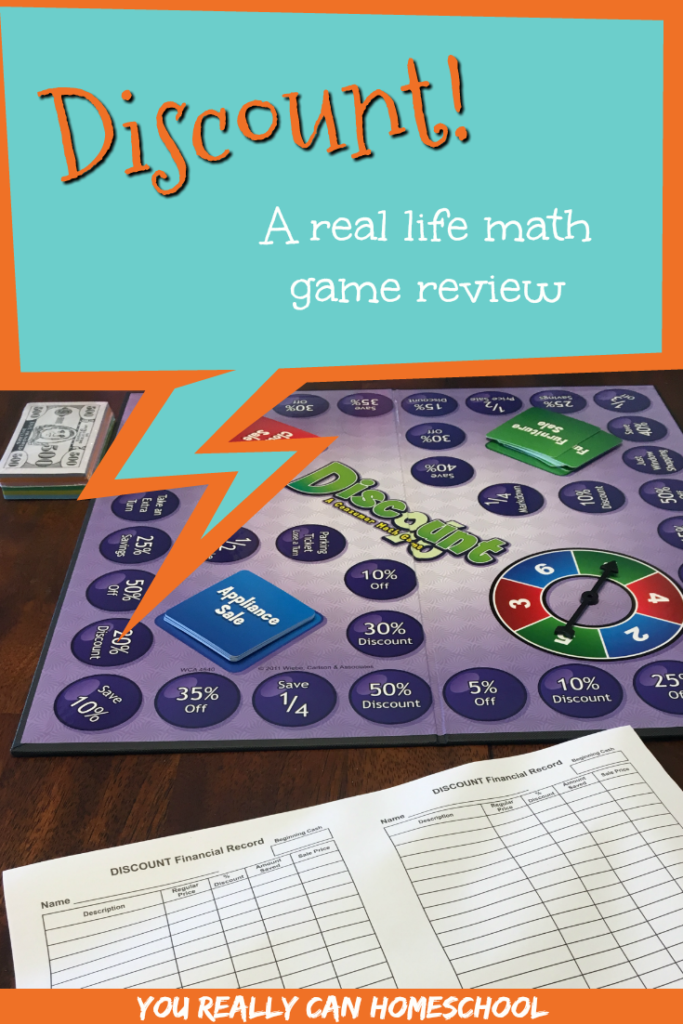 discount a real life math game review