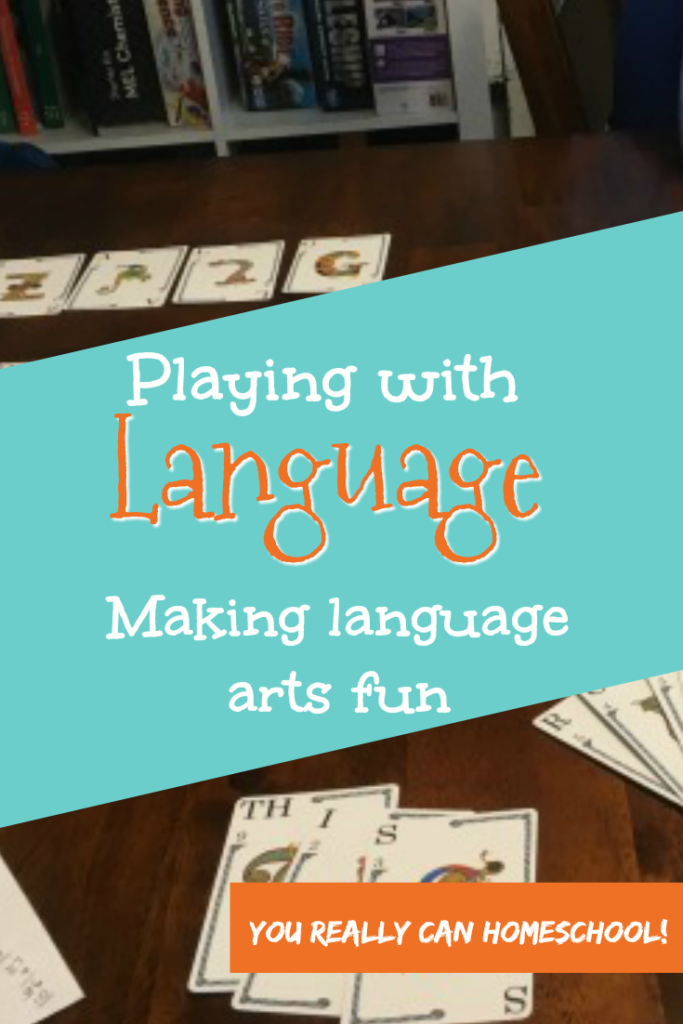 playing with language, making language arts fun. 