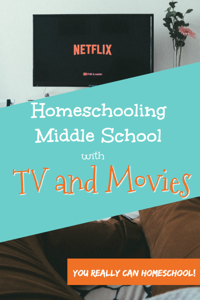 Homeschooling middle school with tv and movies
